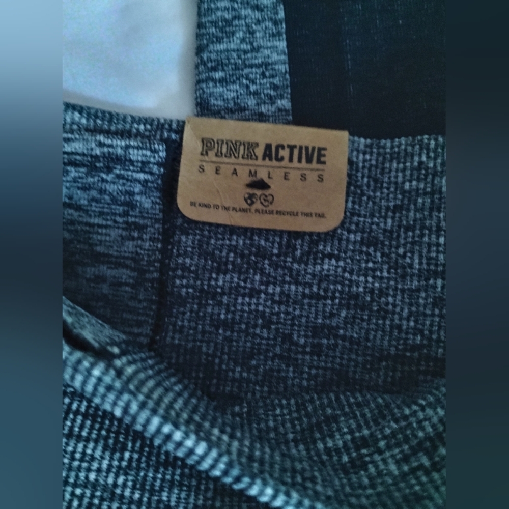 Victoria's Secret PINK Active Gray & Black Seamless Joggers SIZE X-SMALL 🆕 - Picture 6 of 12